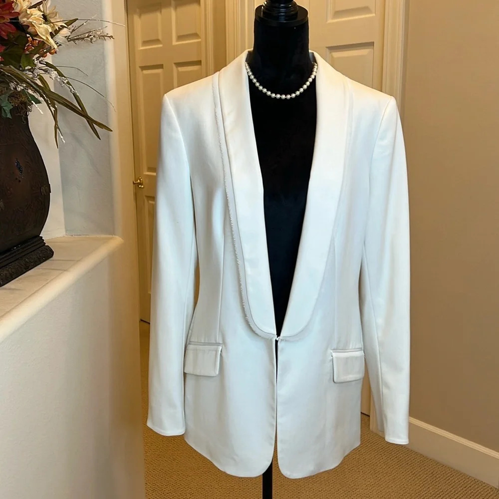 White‎ House Black Market White Blazer 14